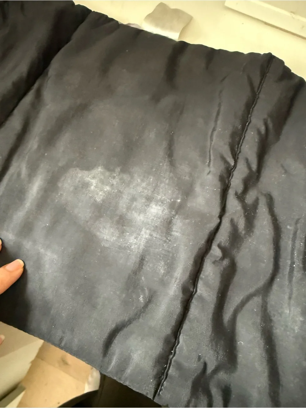 Burberry Black Quilted Nylon Baby Bag with Gold Hardware